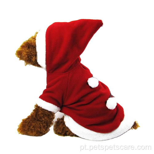Suéter de cachorro com roupas de Natal
